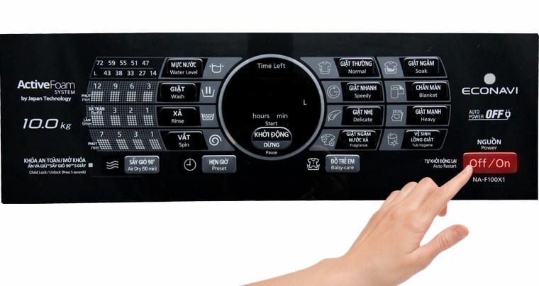 Vệ sinh máy giặt Panasonic