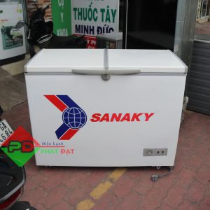 Tủ đông Cũ Sanaky 231L Inverter, công nghệ tiết kiệm điện, giá rẻ, bảo hành 6 tháng