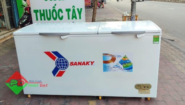 Tủ Đông Mát Cũ Sanaky 680L, chất lượng, hoạt động tốt