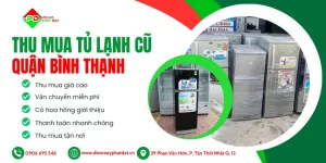 Thu mua tủ lạnh cũ Bình Thạnh giá cao, uy tín